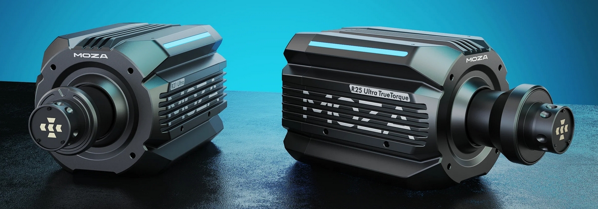 Base MOZA R25 Ultra TrueTorque, puissance et précision pour simracing haut de gamme base direct drive MOZA R25 Ultra TrueTorque volant simracing haute performance pour cockpit