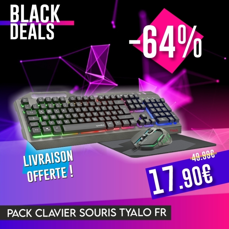 Pack clavier souris Black Friday