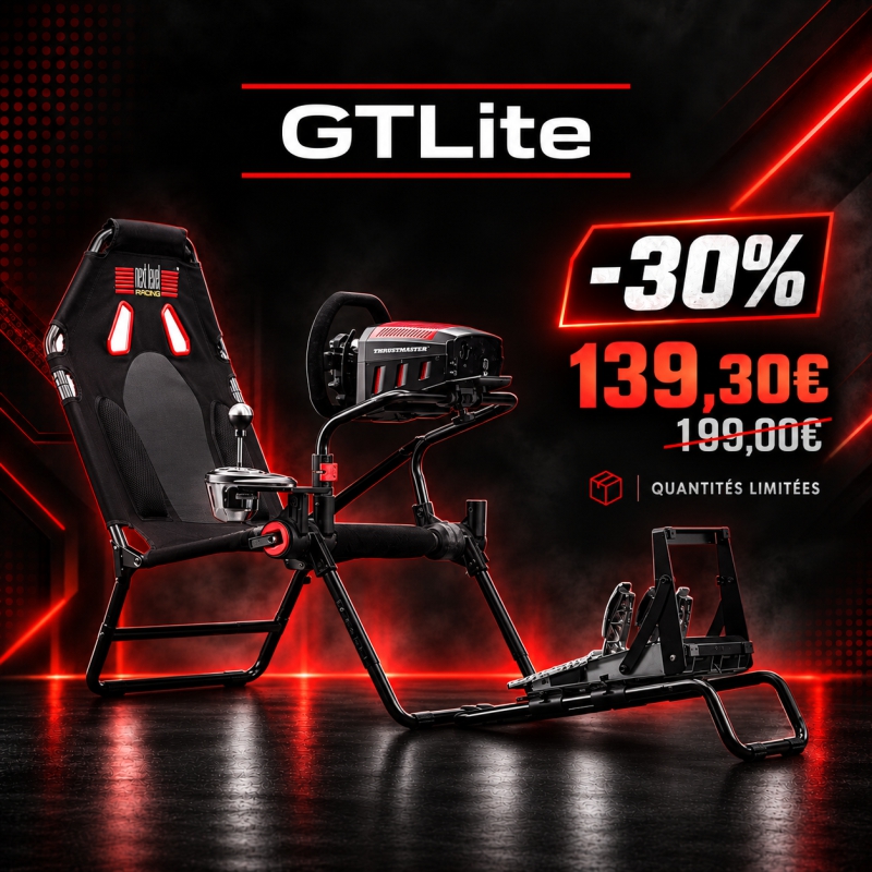 Promo simracing cockpit pliable GTLITE