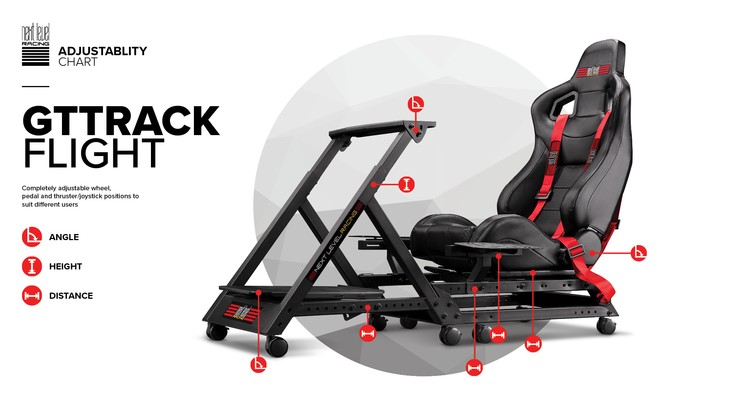 GTtrack Flight Simulator Cockpit 