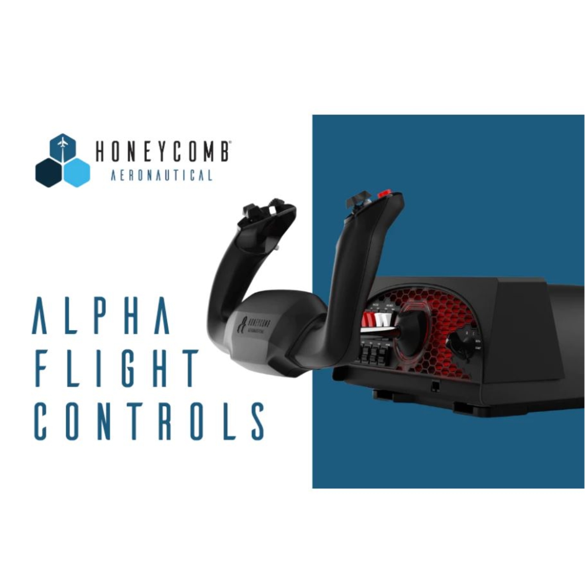 Honeycomb alpha flight yoke