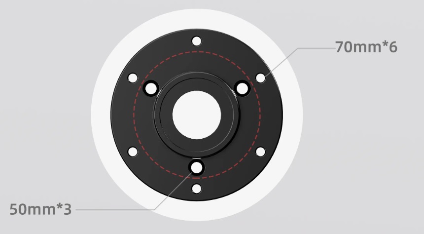 MOZA RACING Third-Party Wheel Base Mount Adapter