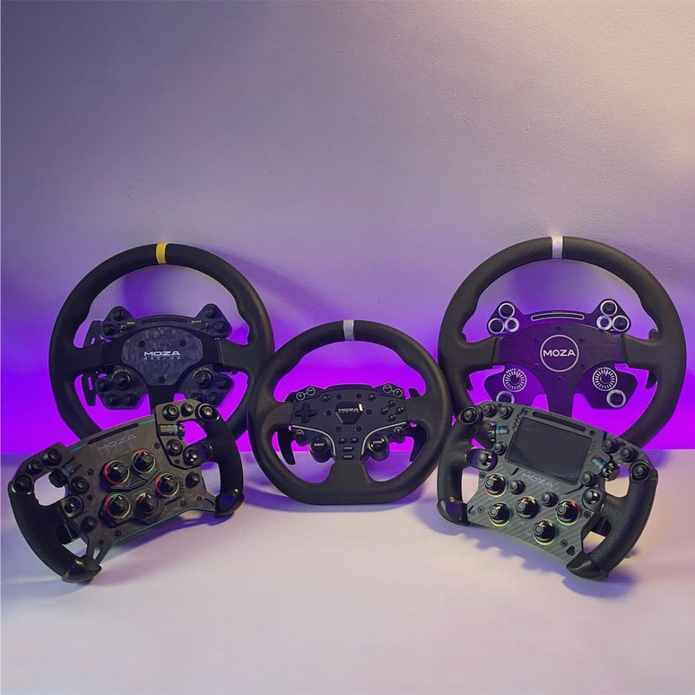 MOZA R9 wheel base volant simracing 