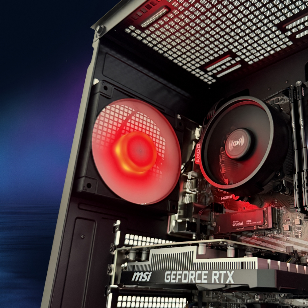 PC Gamer Sirius RTX 3050 Ryzen 5 4500 gaming 1080p