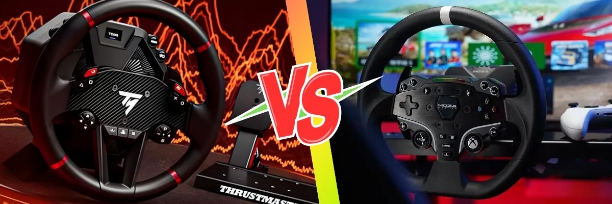 Thrustmaster vs MOZA Racing, quel volant simracing choisir selon votre plateforme comparatif volant simracing Thrustmaster vs MOZA Racing pour PC PS5 Xbox