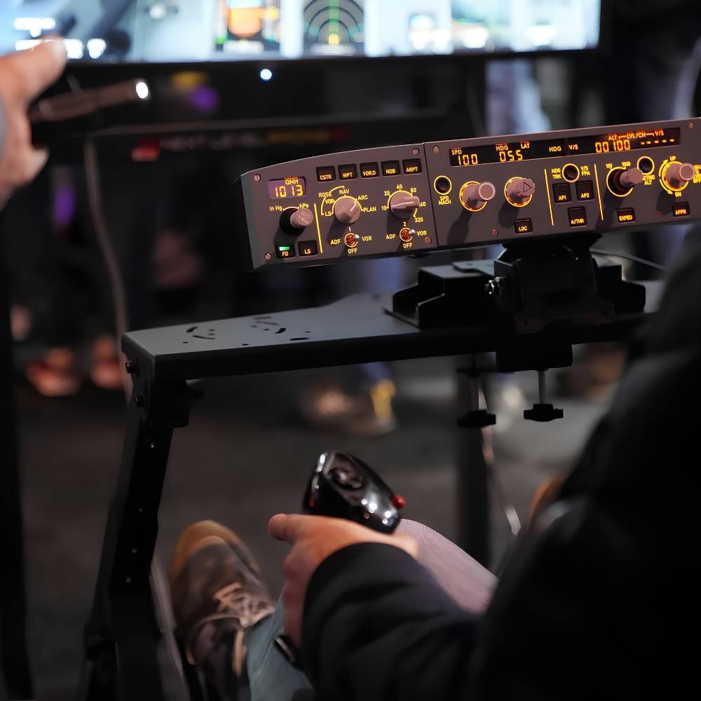 MOZA MA3F EFCM avec commandes de pilotage automatique pour cockpit de simulation de vol