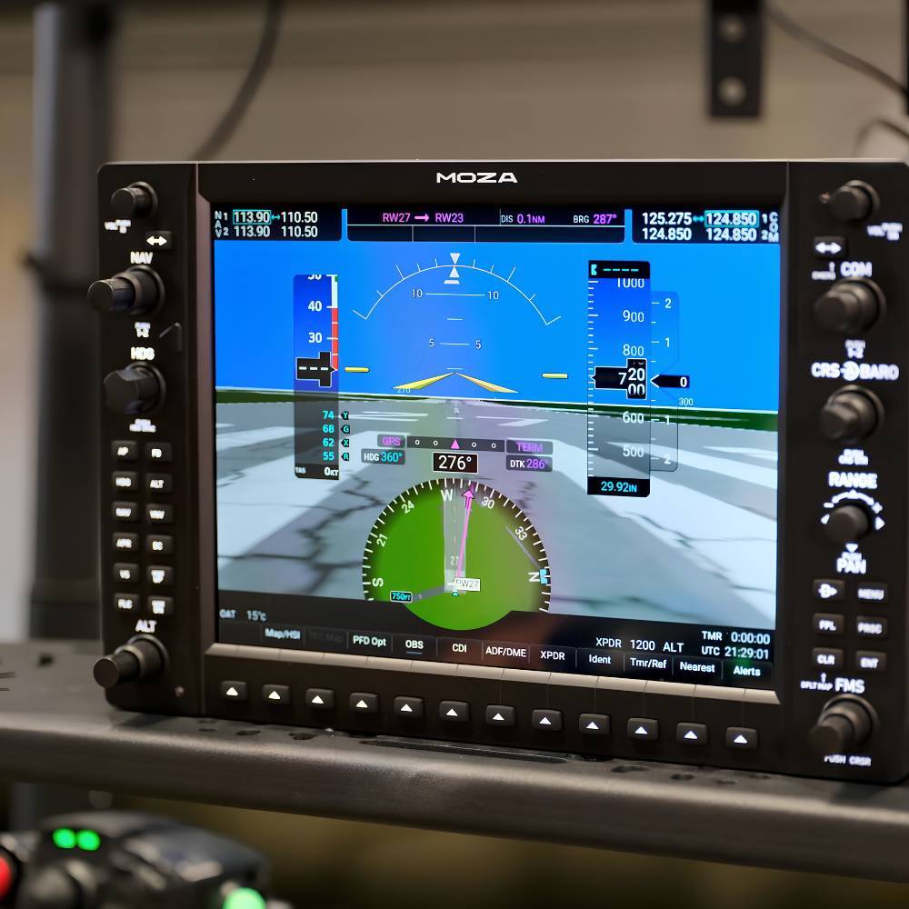 MOZA MGX1000 Instrument Panel avec écran glass cockpit pour simulateur de vol
