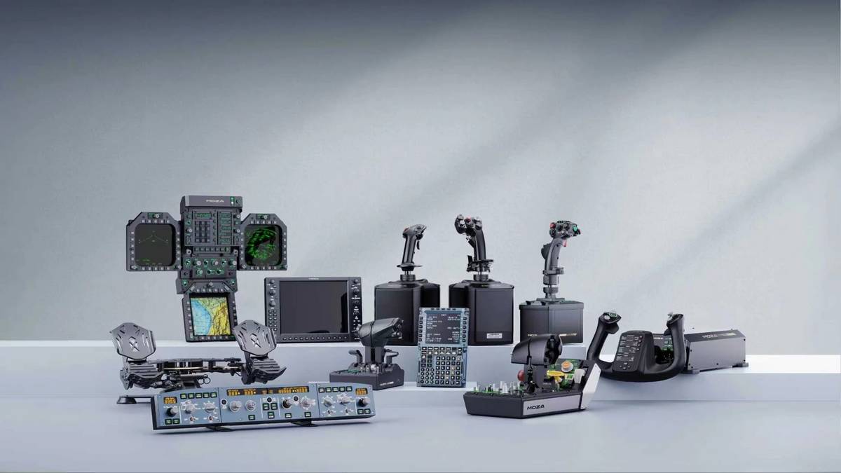 Nouveaux produits MOZA Flight MGX1000, MA3F, MB7F et FMP18 présentés à la FSExpo 2026