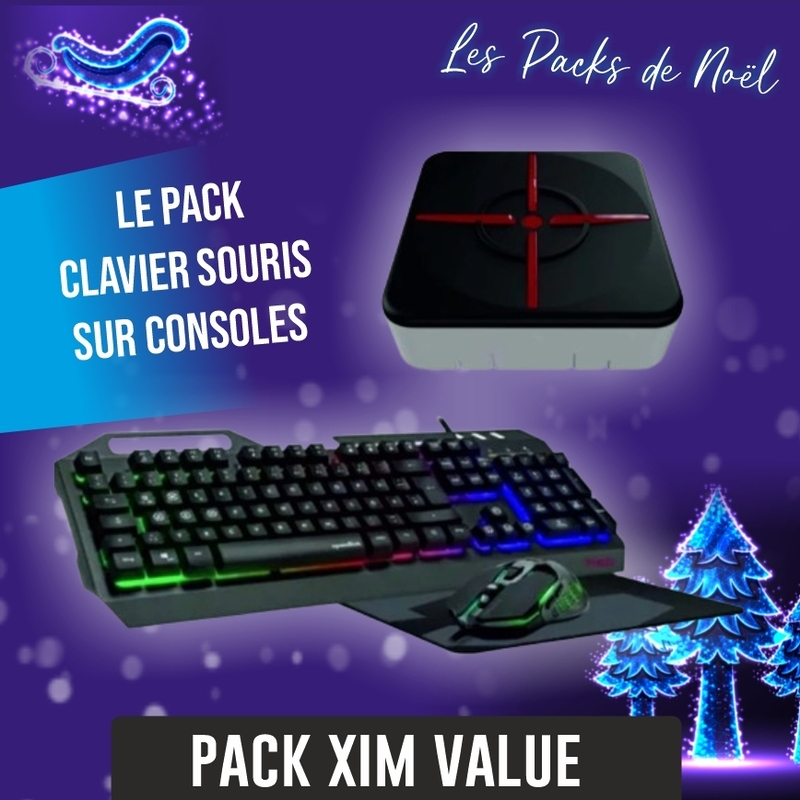 Pack clavier souris sur console