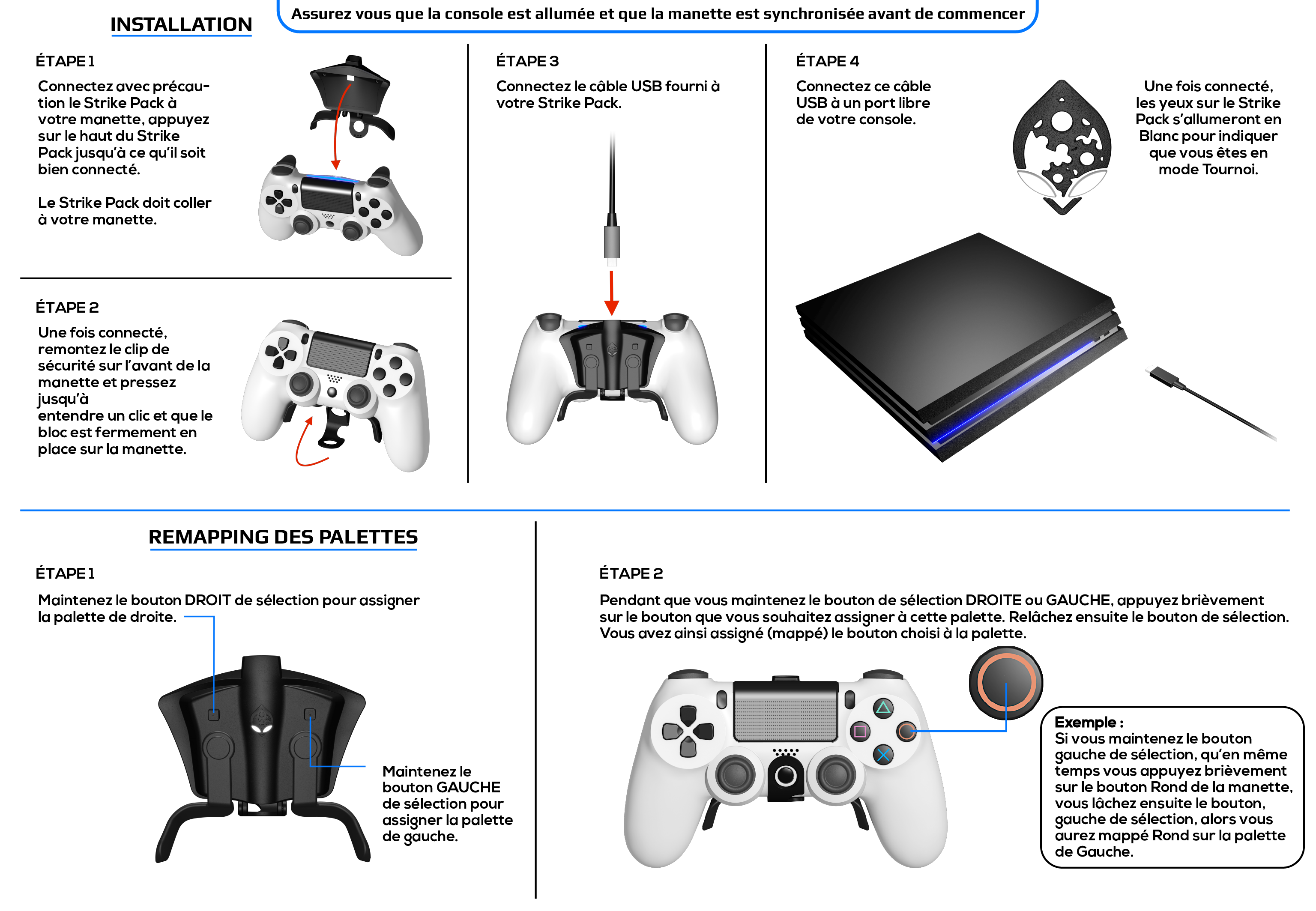 Guide de démarrage Strike Pack