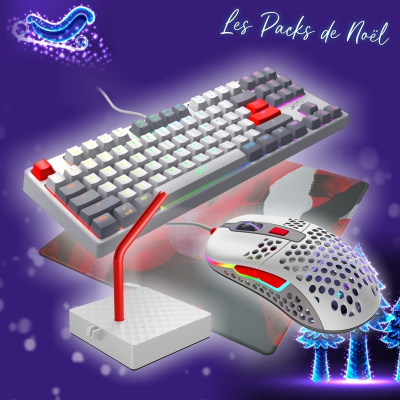Pack clavier souris pour Noël