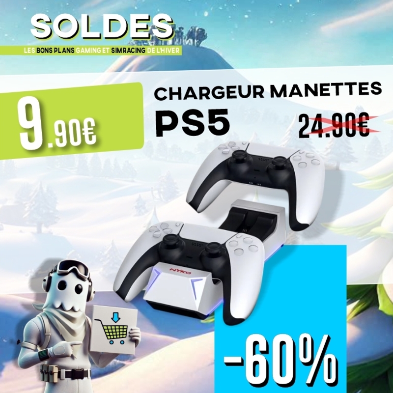 Chargeur PS5 pas cher