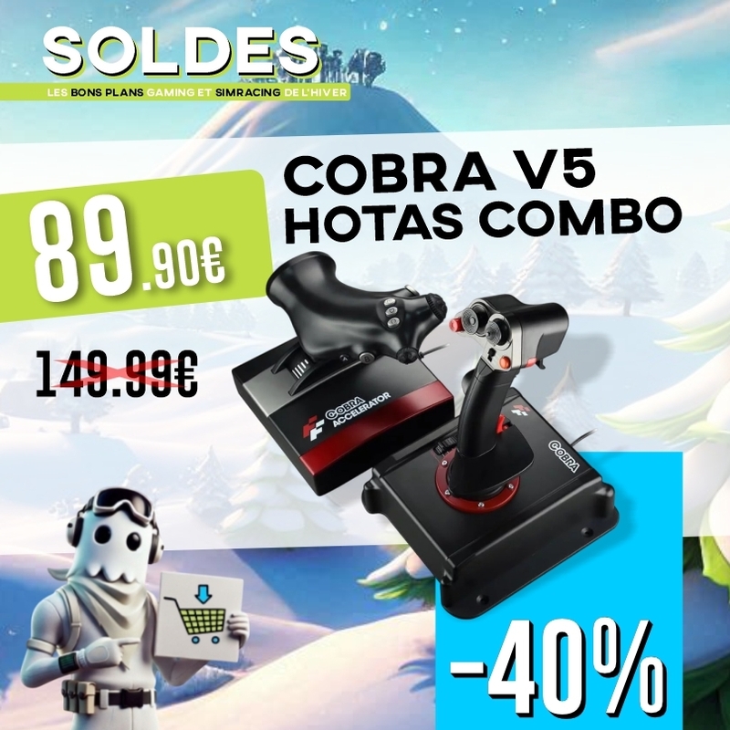 Cobra V5 - Flight joystick pas cher