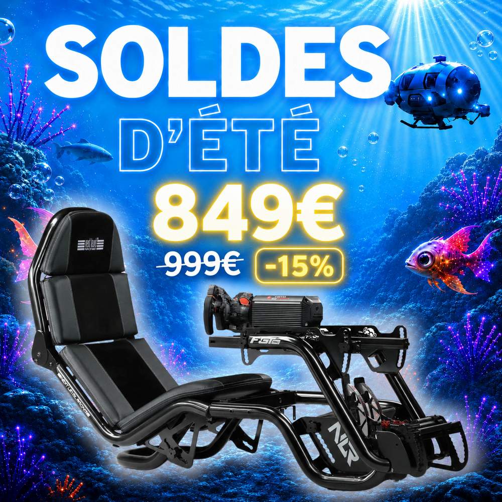 Soldes ch&acirc;ssis simracing F-GT PRO de Next Level Racing