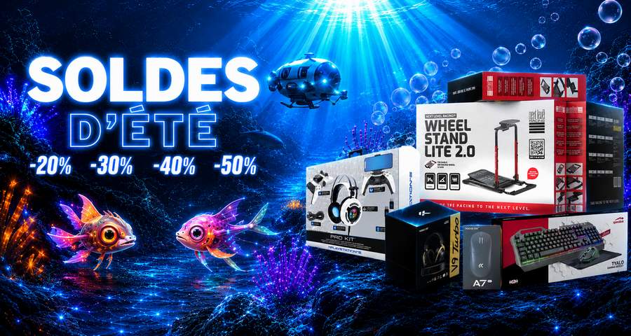 Soldes gaming et simracing - Soldes d'&eacute;t&eacute; 2026