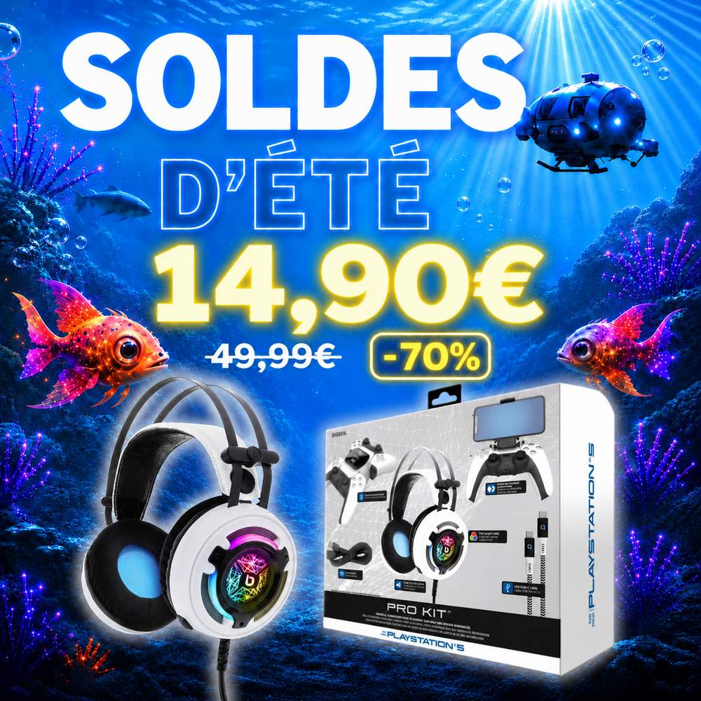 Soldes accessoires PS5 - pack PS5 pro kit