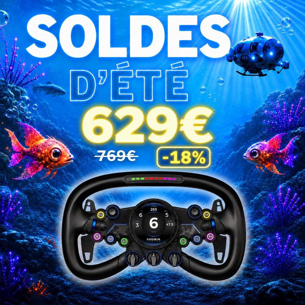 Soldes volant MOZA Racing Vision GS