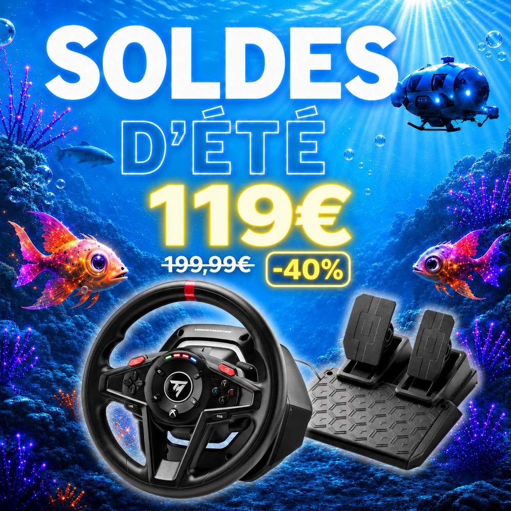 Soldes volant PS5 et PC Thrustmaster