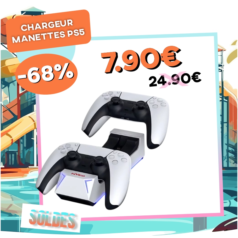 Soldes accessoires PS5 - pack PS5