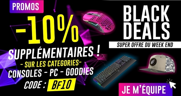 Black Friday 2025 - Bons plans gaming