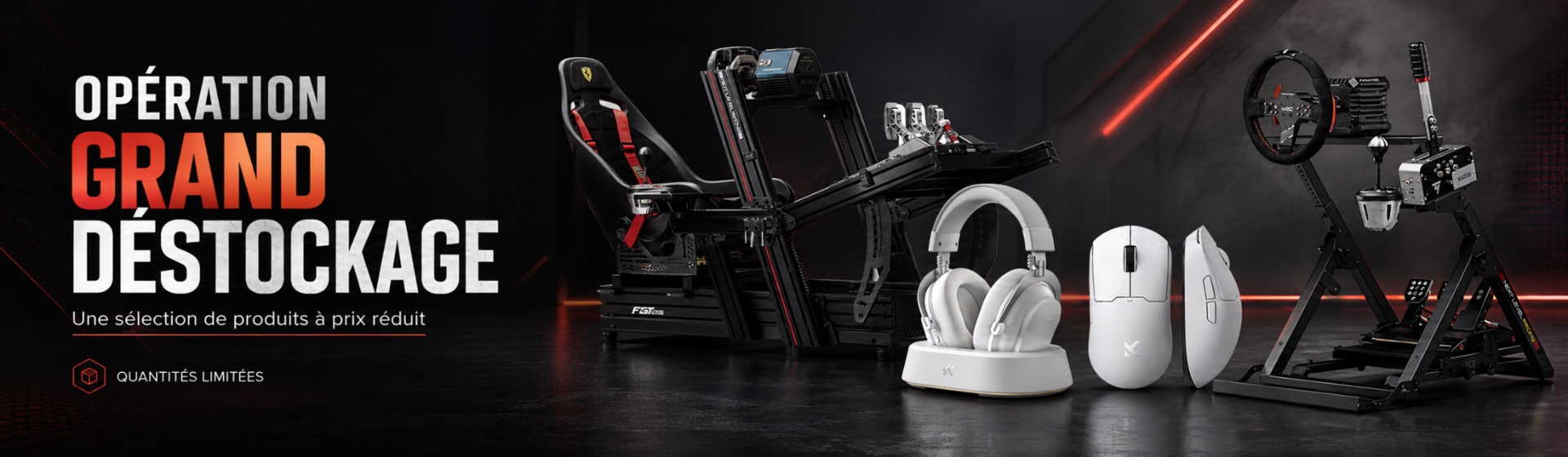 Soldes gaming et simracing - Soldes d'été 2026 Soldes gaming et simracing - Soldes d'été 2026
