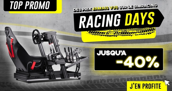 Racing Days - Les meilleures promotions Simracing