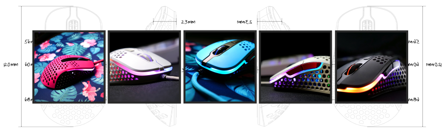 Souris gaming ultra légère Xtrfy M4 - souris esport - Stealth Gamer