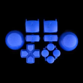 Kit Boutons Custom pour Manette PS3 - Bleu