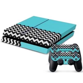 Skin pour Console Playstation 4 - Blue Lagoon