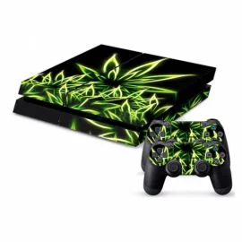 Skin pour Console Playstation 4 - Neon Smoke
