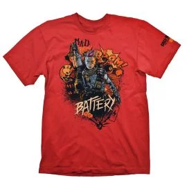 T-Shirt Black Ops 4 Battery Rouge 001