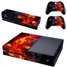Skin Console et Manettes XBOX ONE - Flamme