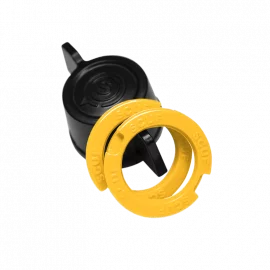 Infinity Ring And Lock Jaune vue normal