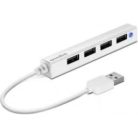 SNAPPY SLIM USB Hub 4 Ports Blanc 001