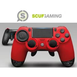 Manette scuf ps4 rouge pro gamer