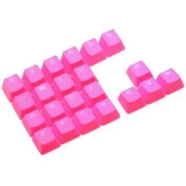 Keycaps TaiHao Double Shot - 22 touches avec grip gomme neon pink