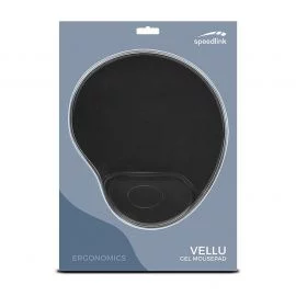 Tapis de souris Ergonomique Speedlink Vellu Noir packaging