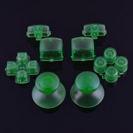 Kit Boutons Custom pour Manette PS3 - Vert Transparent