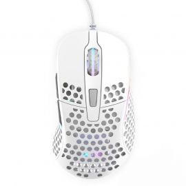 Souris gaming ultra légère RGB Xtrfy M4 - Blanche