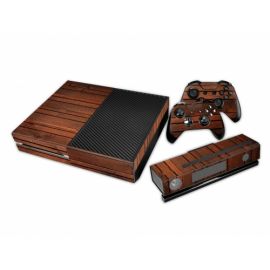 Skin pour Console Xbox One - Dark Wood