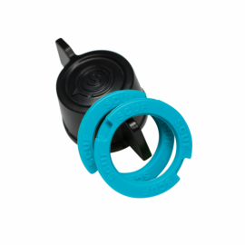 Infinity Ring And Lock Bleu Clair vue normal