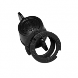 Infinity Ring And Lock Noir vue normal