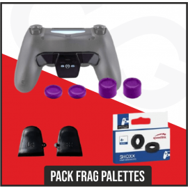 PACK FRAG PS4 - Palettes et Triggers pour DualShock
