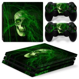 skin skull green