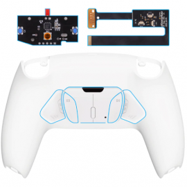 Extremerate - Kit 4 palettes PS5 avec coque et circuit - Blanc 