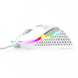 Souris gaming ultra légère RGB Xtrfy M4 - Blanche | Reconditionné