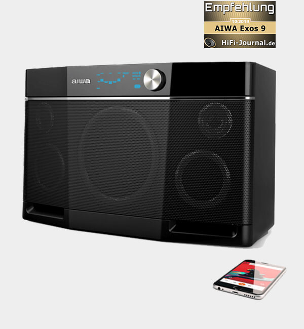 Aiwa Exos 9 Enceinte Portable bluetooth Boobox au meilleur prix