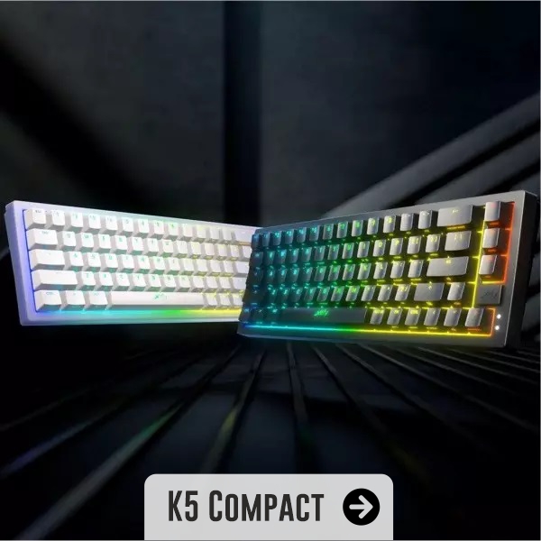 Clavier gamer 65% xtrfy k5 compact 