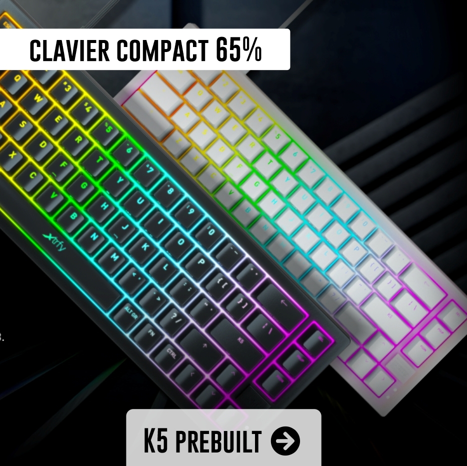 Clavier gamer 65% K5 de Xtrfy