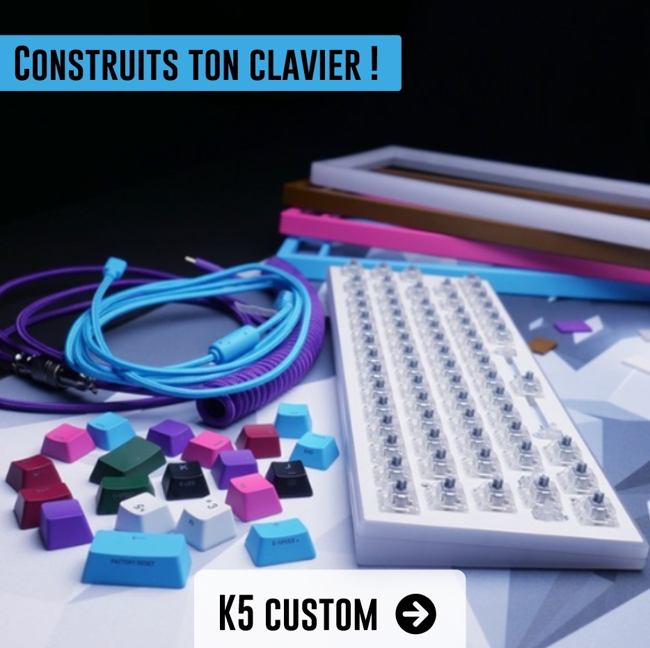 Clavier Esport Xtrfy K5 CUSTOM 